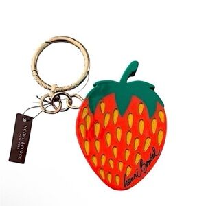 Henri Bendel Colorful Strawberry Keychain